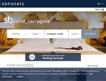 Tablet Screenshot of hotelciutatdetarragona.com